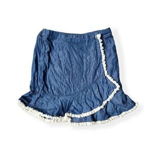 Cherokee girls chambray wrap skirt Size 7-8 years